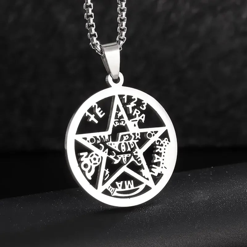 Dante Purgatory Cross Necklace Vintage Christian Passion Jesus Cross Pendant Male and Female Catholic Amulet Jewelry Gift