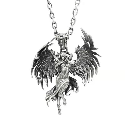 Dante Purgatory Cross Necklace Vintage Christian Passion Jesus Cross Pendant Male and Female Catholic Amulet Jewelry Gift