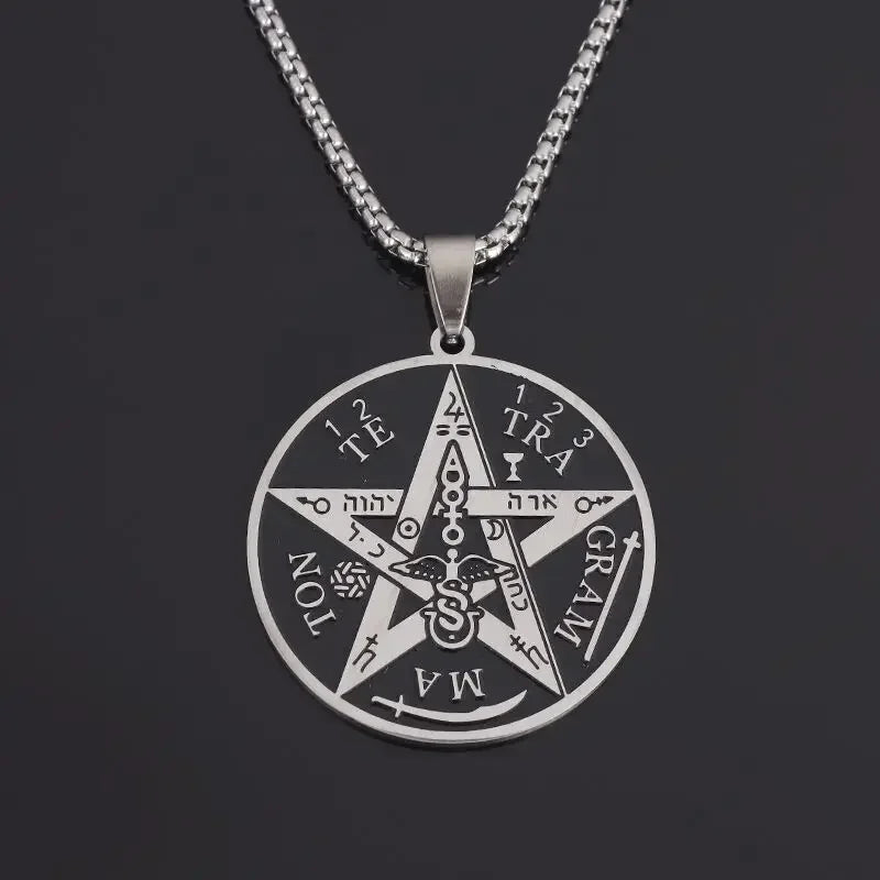 Dante Purgatory Cross Necklace Vintage Christian Passion Jesus Cross Pendant Male and Female Catholic Amulet Jewelry Gift