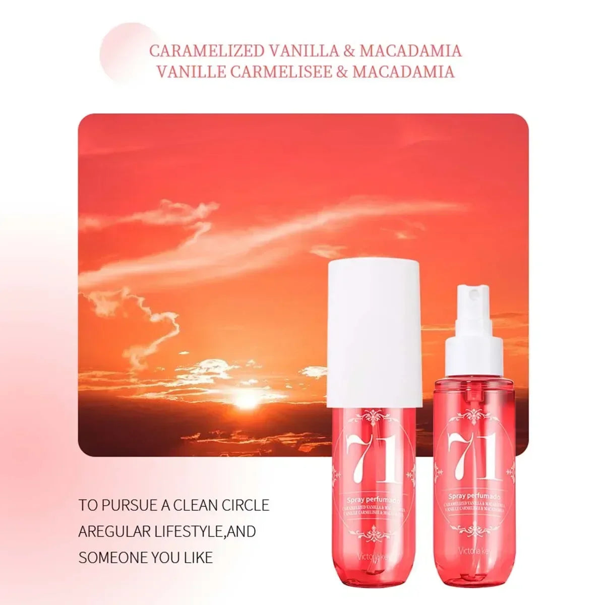 New 90Ml Clothing Hair Body Fragrance Spray Air Freshener Fragrance Lasting Deodoran Women'S Eau De Toilette Alcohol Free