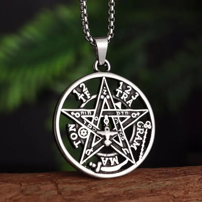 Dante Purgatory Cross Necklace Vintage Christian Passion Jesus Cross Pendant Male and Female Catholic Amulet Jewelry Gift