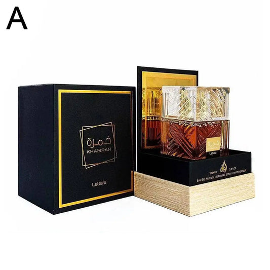 Lattafa Khamrah Vanilla Warm Spicy Amber Cinnamon Eau de Parfum Long-Lasting Perfume for Men Women, 100 ml