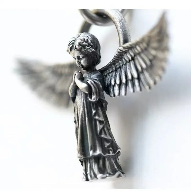 Dante Purgatory Cross Necklace Vintage Christian Passion Jesus Cross Pendant Male and Female Catholic Amulet Jewelry Gift