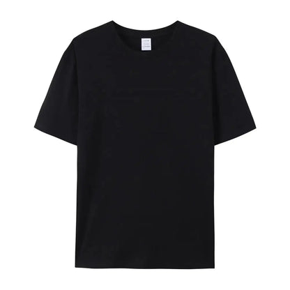 100% Cotton T Shirt Unisex Plain White Crew Neck Tshirt Coton Herren T-Shirt Uomo Blank Black T Shirt for Men Playeras De Hombre